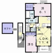ジュネス岡﨑の間取り画像