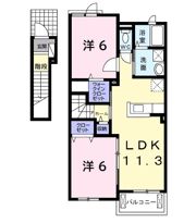 コンセェクアット Bの間取り画像