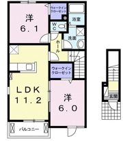 花づつみBの間取り画像