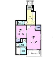 ベルコロレⅡの間取り画像
