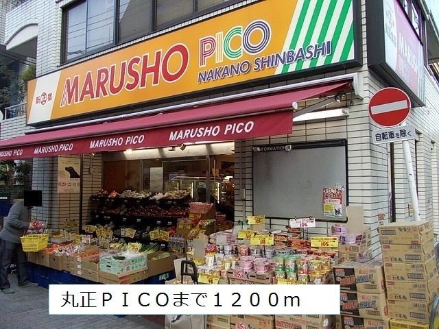 近くの丸正PICOまで1,200m(徒歩15分)