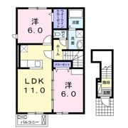 プラティークⅥの間取り画像