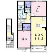 サンリット・ガ－デンA棟の間取り画像
