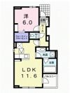 エル・クレール Ⅱの間取り画像
