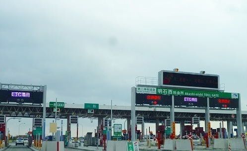近くの明石西ICまで500m(徒歩7分)