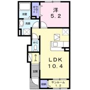トリニティ上田 Ⅰの間取り画像