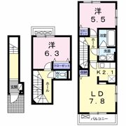 ボンヌール Bの間取り画像