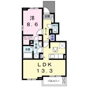 アリエッタⅡの間取り画像