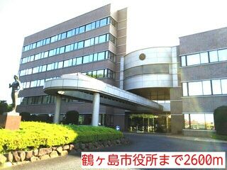 近くの鶴ヶ島市役所まで2,600m（徒歩33分）