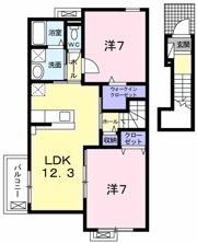 クローバーの間取り画像