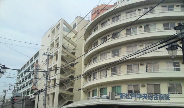 近くの新松戸中央総合病院まで720m(徒歩9分)