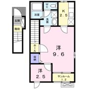 リバー ウエストの間取り画像