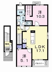 ビオーラ静の間取り画像