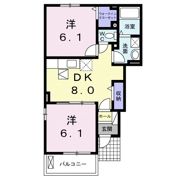 カメリアⅤ Aの間取り画像
