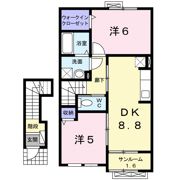 カリーノ カーサⅡの間取り画像