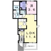 リバーフロント山手Ⅱの間取り画像