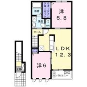 ベル グレンヌの間取り画像