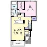 アクアコートの間取り画像