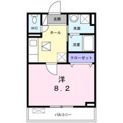 ハーベストⅠの間取り画像