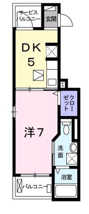 ラ・ポール筒井の間取り画像