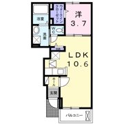アベニール2番館の間取り画像