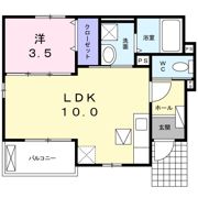 デルタAの間取り画像