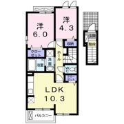 ＠三雲Cの間取り画像