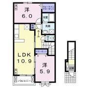 コンフォート北鶉の間取り画像