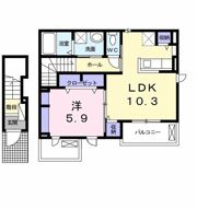 セレスコート花園の間取り画像