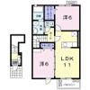 ラピス アジュールの間取り画像