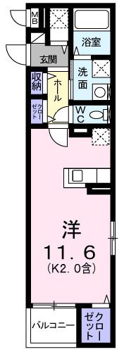 クラテックレジデンスⅡの間取り画像