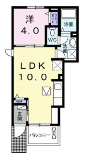 レジデンスウッズの間取り画像