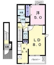 レジデンスウッズの間取り画像