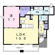 リベラル507ウエストの間取り画像
