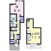 ハナミズキの間取り画像