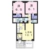プリムローズ・政 Ⅱの間取り画像
