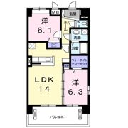 ラ・ルーチェ 司の間取り画像