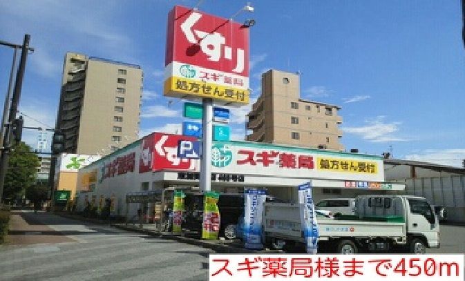 近くのスギ薬局様まで450m(徒歩6分)