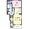 デュオ ルミエール Ⅱの間取り画像