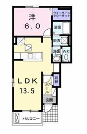 コンフォート ショコラの間取り画像