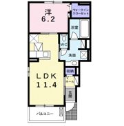 レガーロ ウエストの間取り画像