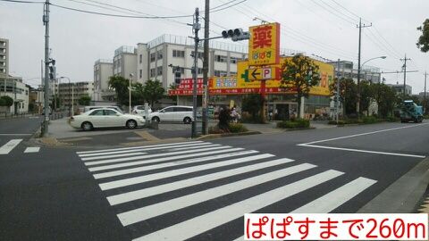 近くのぱぱすまで260m(徒歩4分)