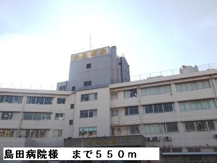 近くの島田病院まで550m(徒歩7分)