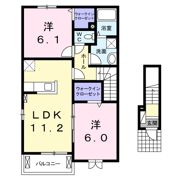 ヒルズ白浜Ⅰの間取り画像
