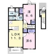 プリムローズ二色Ⅱの間取り画像