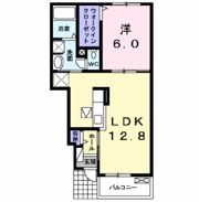 プリマヴェーラ 大槻 Aの間取り画像