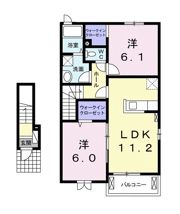 サンリットサワダBの間取り画像