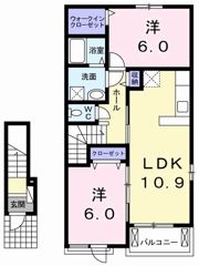 ブリーズⅡ・Aの間取り画像