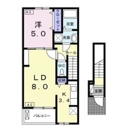 Apex．G Ⅱの間取り画像