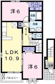シンビジュウムBの間取り画像
